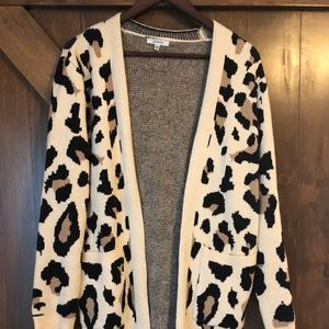 Leopard Print Cardigan